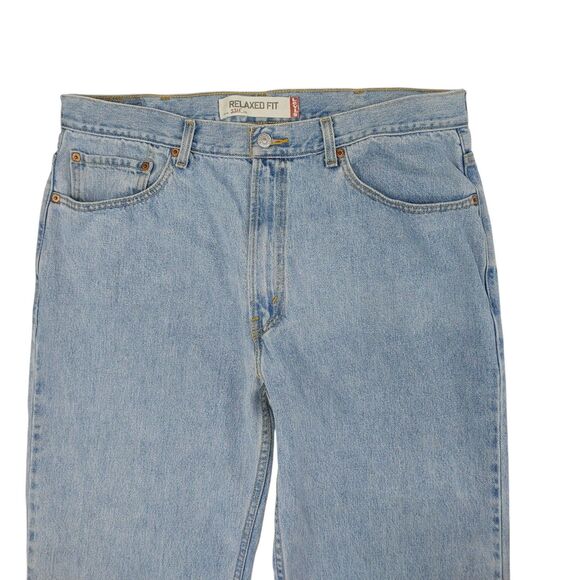 Levis 550 Jeans Men’s 38x34 Relaxed Fit Tapered Leg Light Wash - Picture 5 of 16